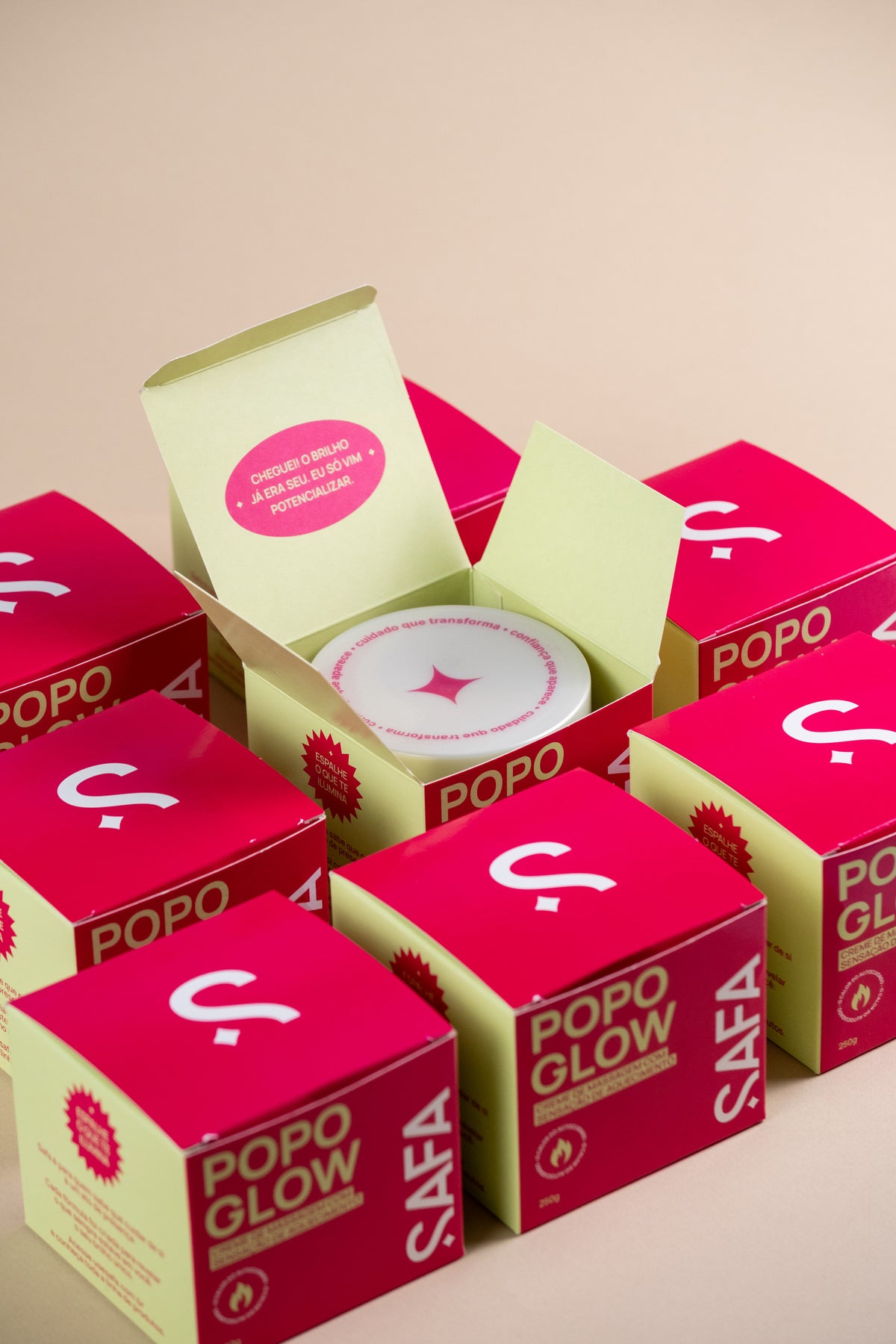 Popo Glow · Creme para Bumbum com Sensação de Aquecimento 250g