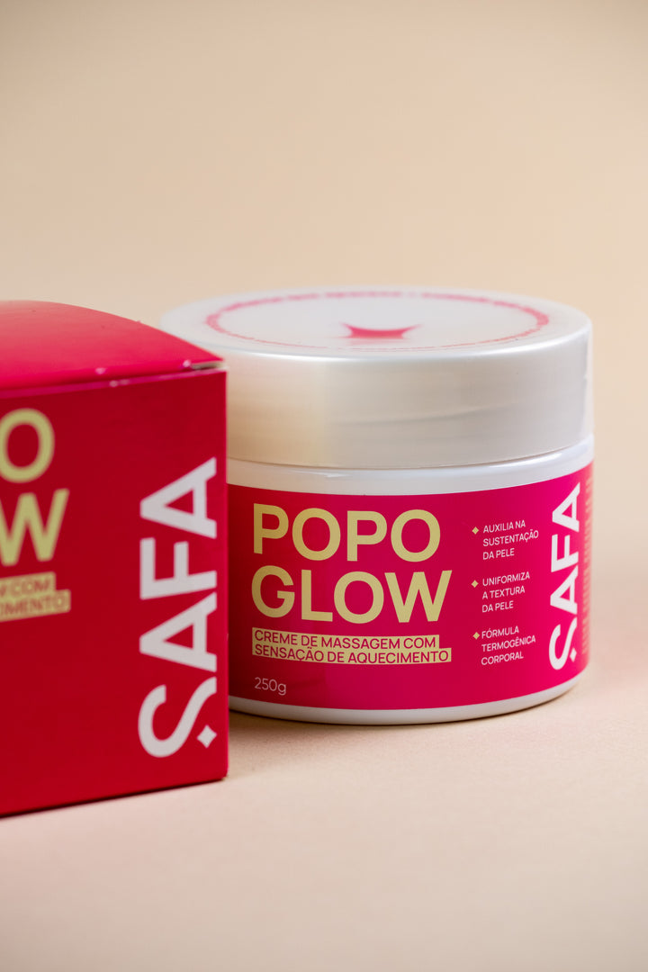 Popo Glow · Creme para Bumbum com Sensação de Aquecimento 250g